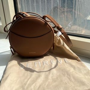 Senreve Circa Bag Pebbled Chestnut